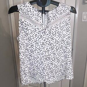 Ann Taylor Sleeveless Blouse - Size Medium